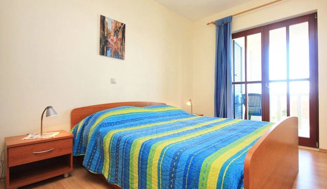 Two bedroom apartment with terrace and sea view Orebić, Pelješac (A-10157-a)