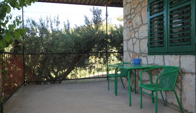 Two bedroom apartment with terrace and sea view Zavala, Hvar (A-8802-a)