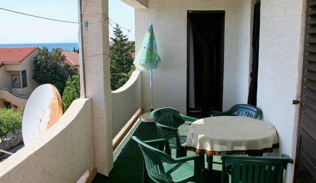 Two bedroom apartment with terrace and sea view Mandre (Pag) (A-3084-c)