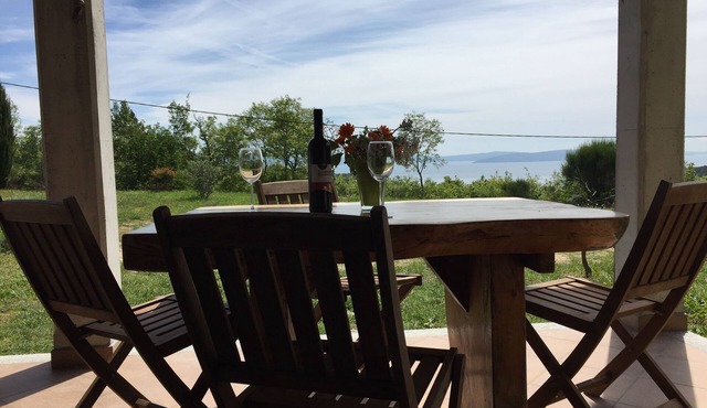 Two bedroom apartment with terrace and sea view Presika, Labin (A-11656-a)