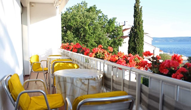 Two bedroom apartment with balcony and sea view Selce (Crikvenica) (A-4801-a)