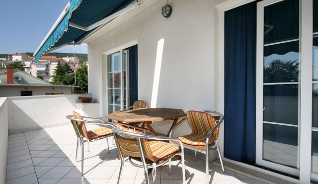 Two bedroom apartment with terrace and sea view Selce (Crikvenica) (A-5366-a)