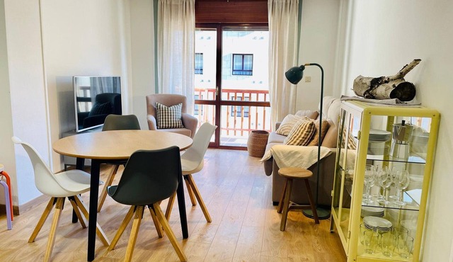 Two-Bedroom Apartment with Pool, Balcony, and Garage in Tranquil Jaca