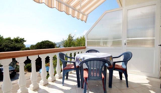 Two bedroom apartment with terrace and sea view Zavalatica, Korčula (A-4453-a)