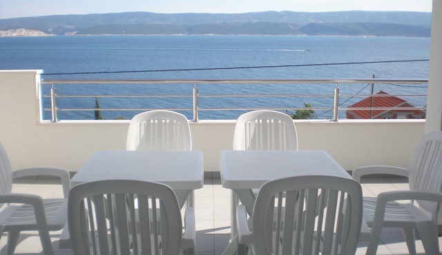 Two bedroom apartment with terrace and sea view Stanići, Omiš (A-2763-c)