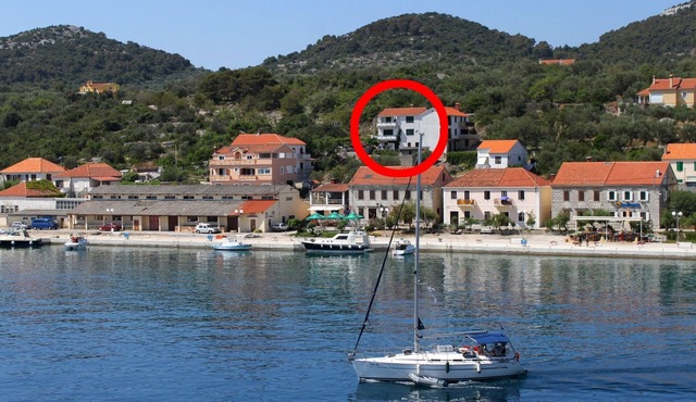 Two bedroom apartment with terrace and sea view Sali, Dugi otok (A-444-c)