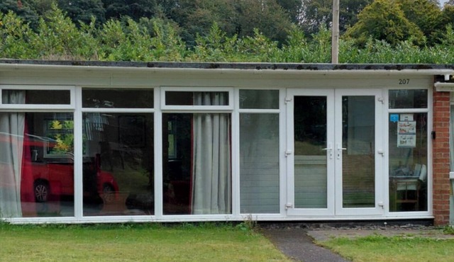 Two bedroom chalet on beautiful and wild Glan Gwna holiday park, with fishing.