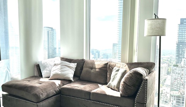 Two bedroom condo with a sky view! Best location downtown.