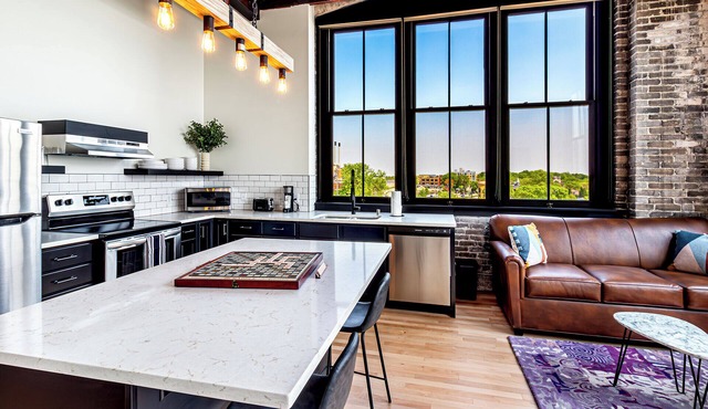 Two bedroom suite with city views in the heart of downtown Madison