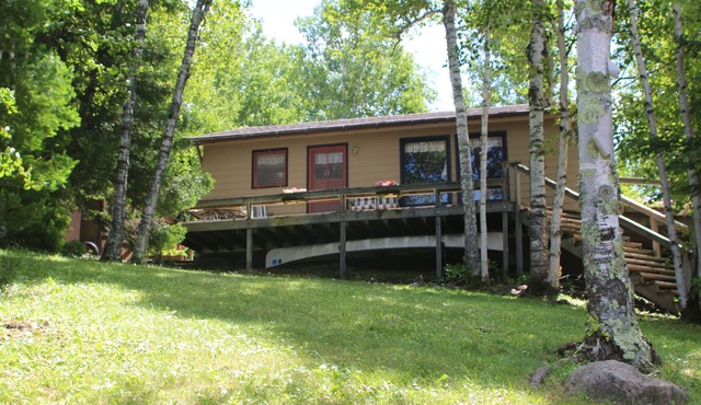 Two bedroom summerhome northeast of Ely with private dock and views of the BWCA