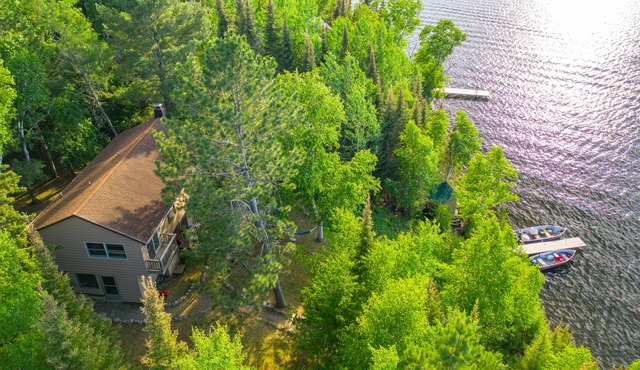 Two bedroom summerhome northeast of Ely with private dock and views of the BWCA