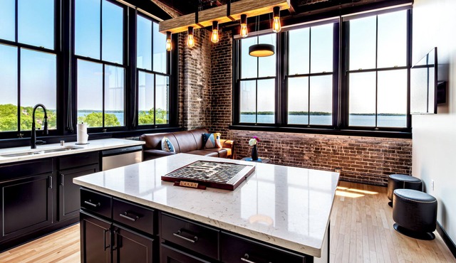 Two Bedroom with views of Lake Monona in the heart of downtown Madison