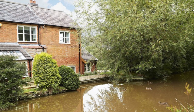 Two bedroomed property situation in a beautiful secluded location with patio area overlooking fields