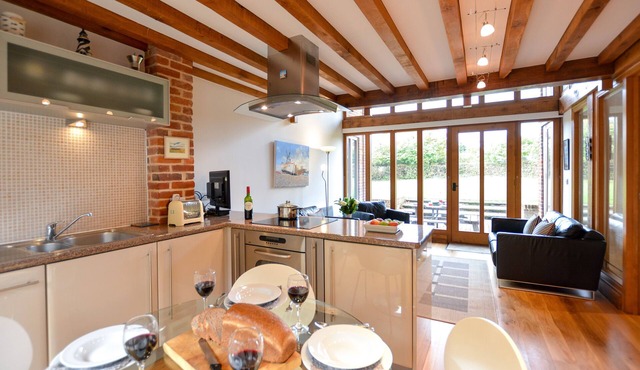 TWO CHANTRY BARNS, ORFORD, pet friendly in Orford