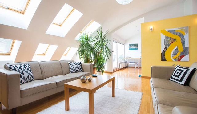 Two floor luxurious penthouse apartment