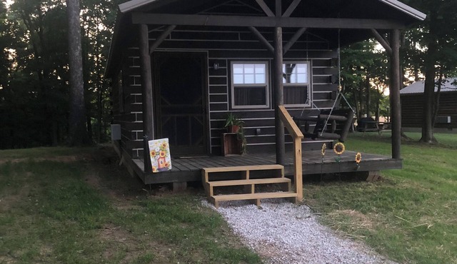 Two furnished cabins open all year, minutes from Patoka Lake, Crawford County