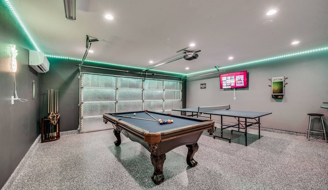 Two Game Rooms with Hot Tub