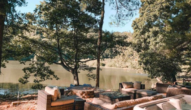 Two Lakefront Cabins Next Door