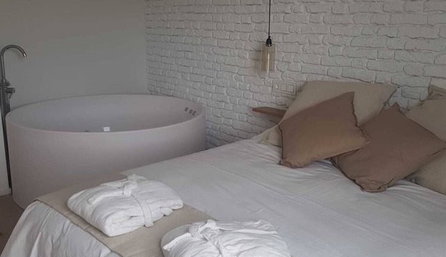 Two Red Wings, house with jacuzzi for two next to Peñafiel