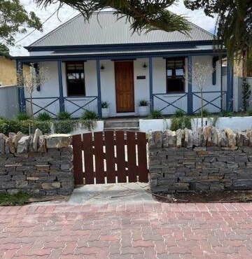 Two roomed private suite in front of cottage