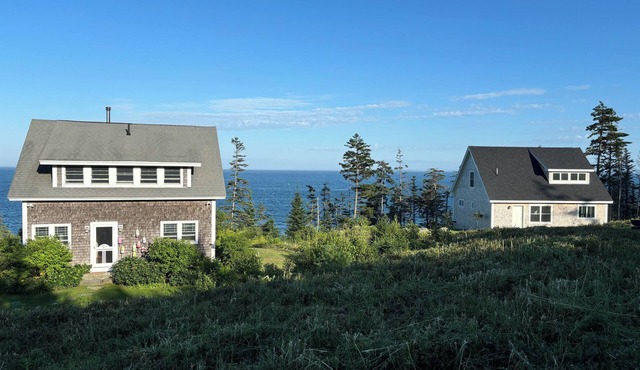Two seaside cottages with beautiful views and total privacy
