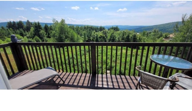 two stories mountaine view chalet
