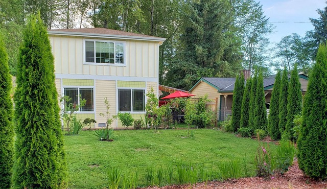 Two-story house with access to the forest and creek