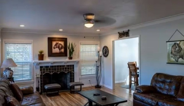 Two Story, Two Balcony Home With Large Backyard