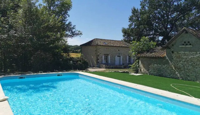 Two Stunning Stone Cottages with Private pool in SW France