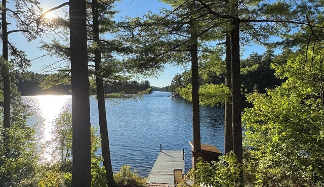 Two Waterfront Homes on Balch Lake - 3 Private Docks - Sleeps 15