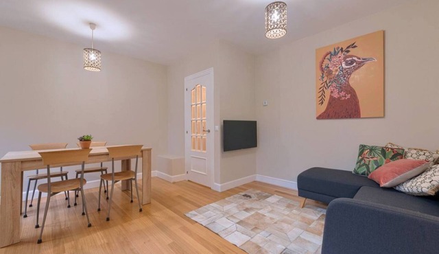 Txurdinaga renovated apartment with garage and wifi