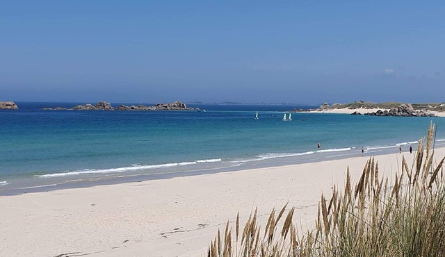 TY Caromel Maison de Bord de mer Avec Jardin Clos Pour 4 à 10 Personnes