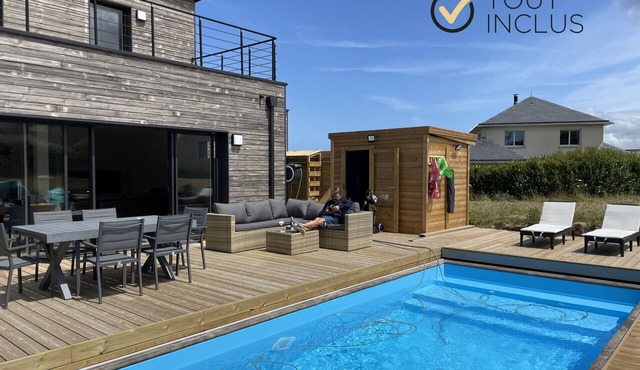 TY COAT - New house/sea view/swimming pool/Nordic bath