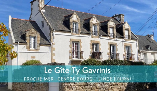 Ty Gavrinis - T2- Centre Bourg - 100m de la mer