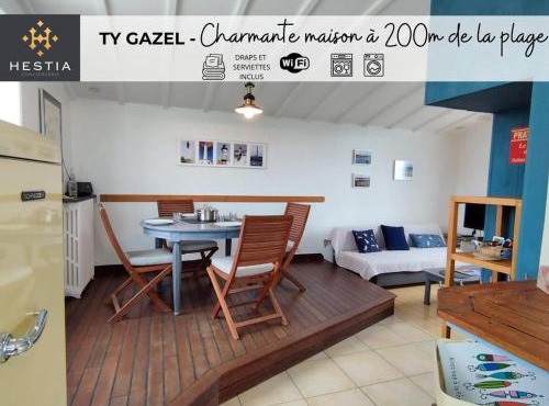 TY GAZEL - Charmante maison a 200m de la plage