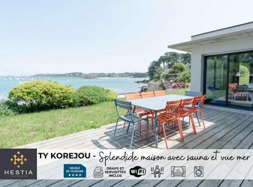 TY KOREJOU - splendide maison avec sauna les pieds dans l'eau