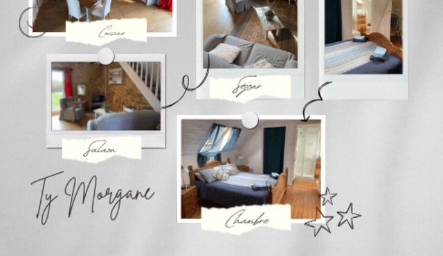 Ty Morgane - Breton farmhouse with swimming pool in the middle of lush greenery