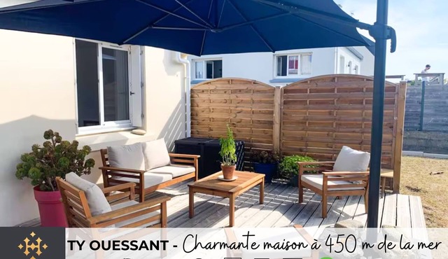 Ty Ouessant - 3-bedroom house 450m from the sea