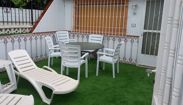 Typical air-conditioned house 450m from the beach