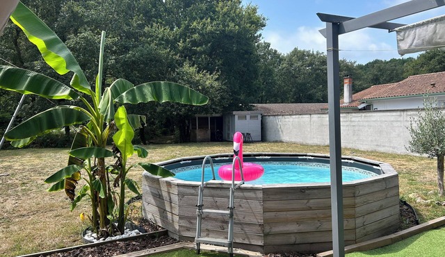 Typical Arcachon basin house. Pets welcome!