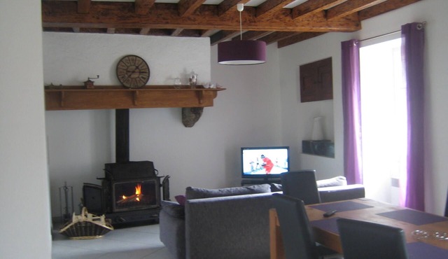 Typical Béarnaise house in the Ossau valley near Laruns Gourette