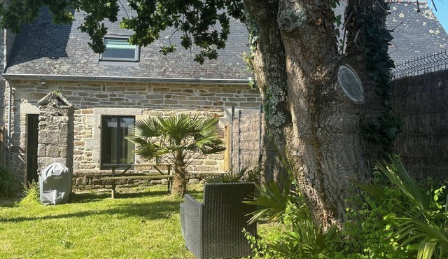 Typical Breton house "Ty Breizh" Beg Meil Fouesnant plage des oiseaux
