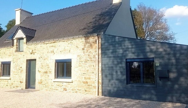 Typical Breton house in a quiet location