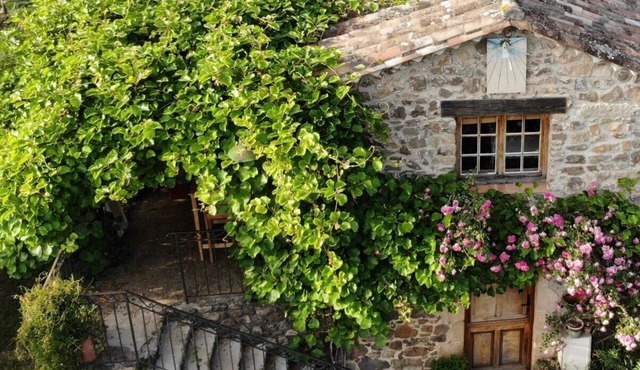 Typical Cévenol Mazet with magnificent view