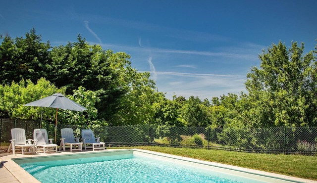 Typical French house with pool and views