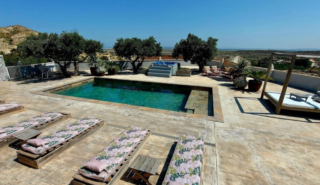 Typical Hacienda Villa Luxury Sea view Private Pool Jacuzzi 8 pers Pce of Haven