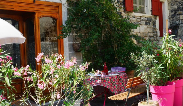 Typical house in the village center