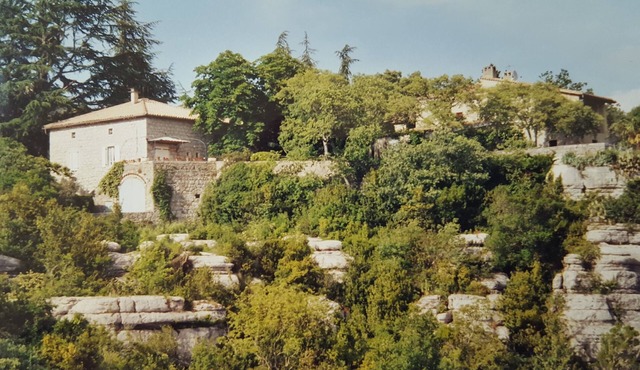 Typical house with superb view of village, river 300 metres away