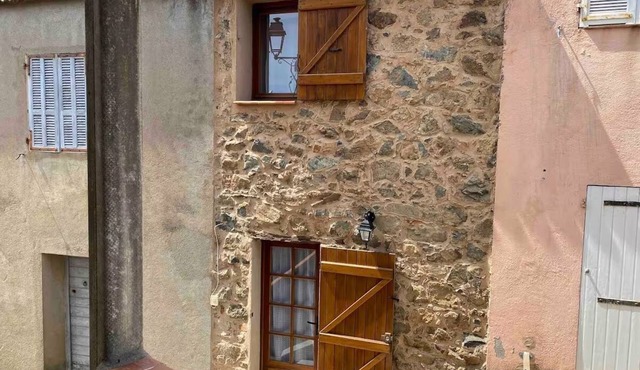 Typical little house in the village of Piana