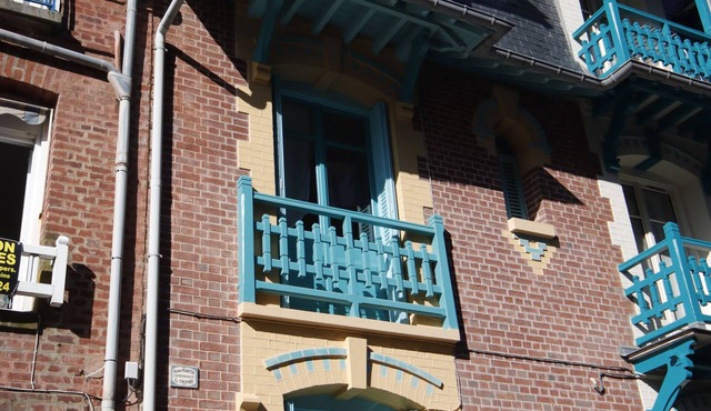 Typical Mers-les-Bains villa, listed area 100 m from the beach